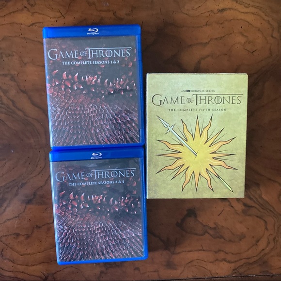 Game of Thrones DVDs, seasons 1 through 5, all are blu ray - Picture 2 of 9